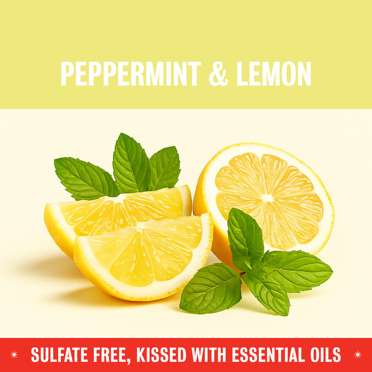 Fresh & Clean Hand Soap - Peppermint & Lemon 12oz 2-Pack