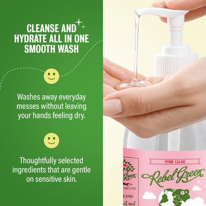 Fresh & Clean Hand Soap - Pink Lilac 12oz 2-Pack