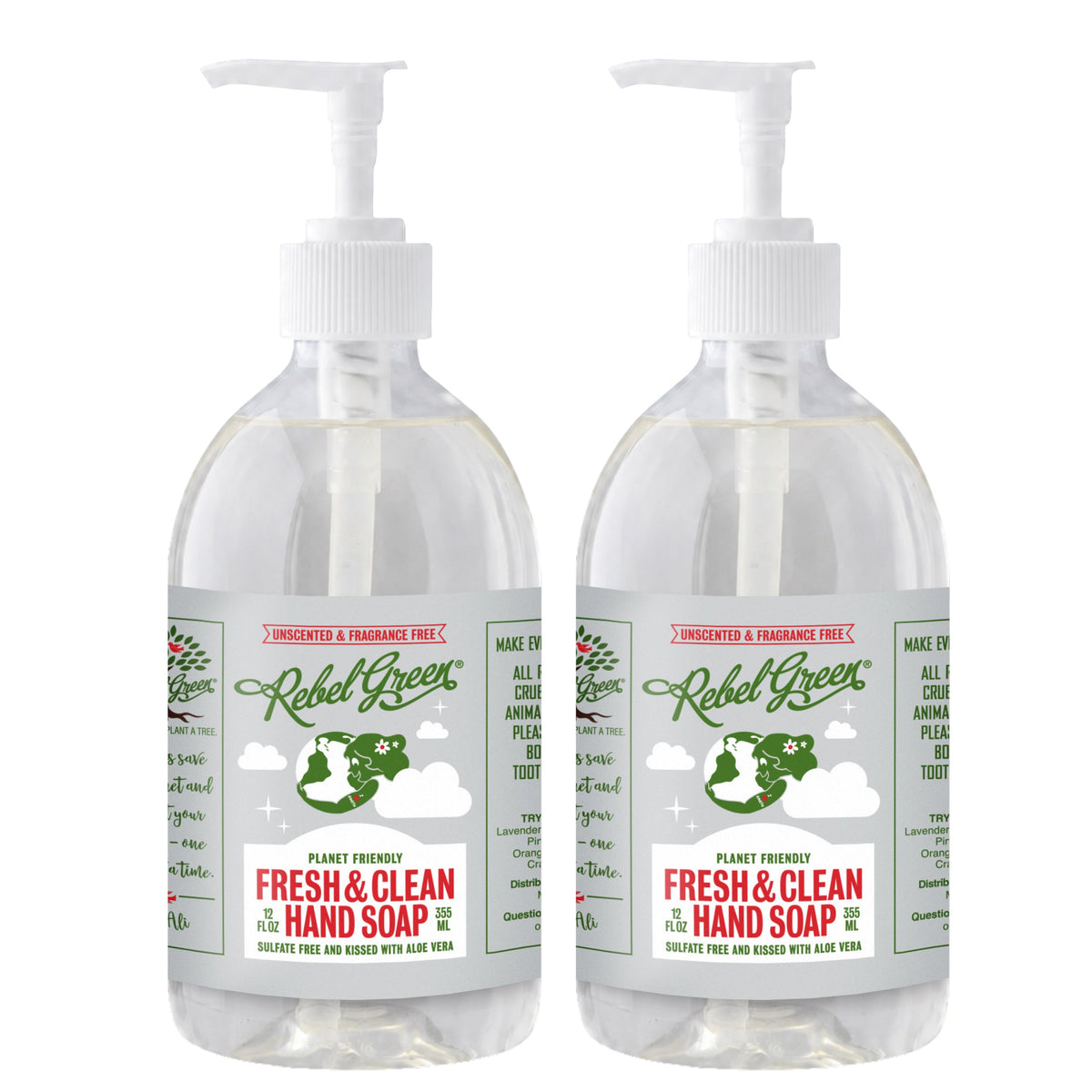 Fresh & Clean Hand Soap - Unscented 12oz 2-Pack