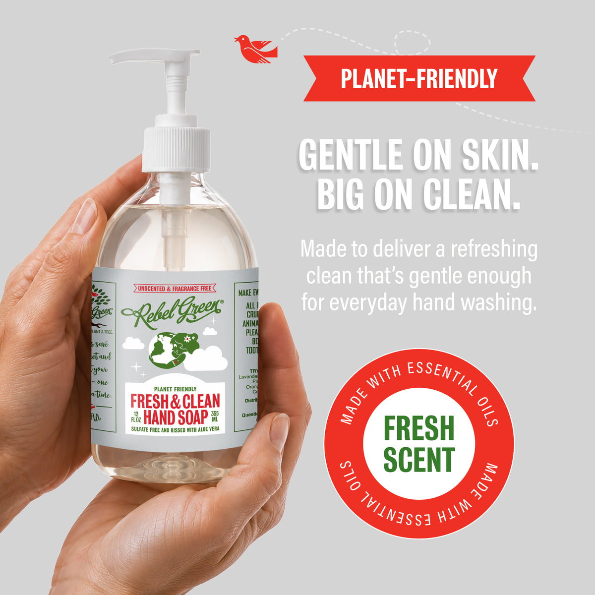 Fresh & Clean Hand Soap - Unscented 12oz 2-Pack