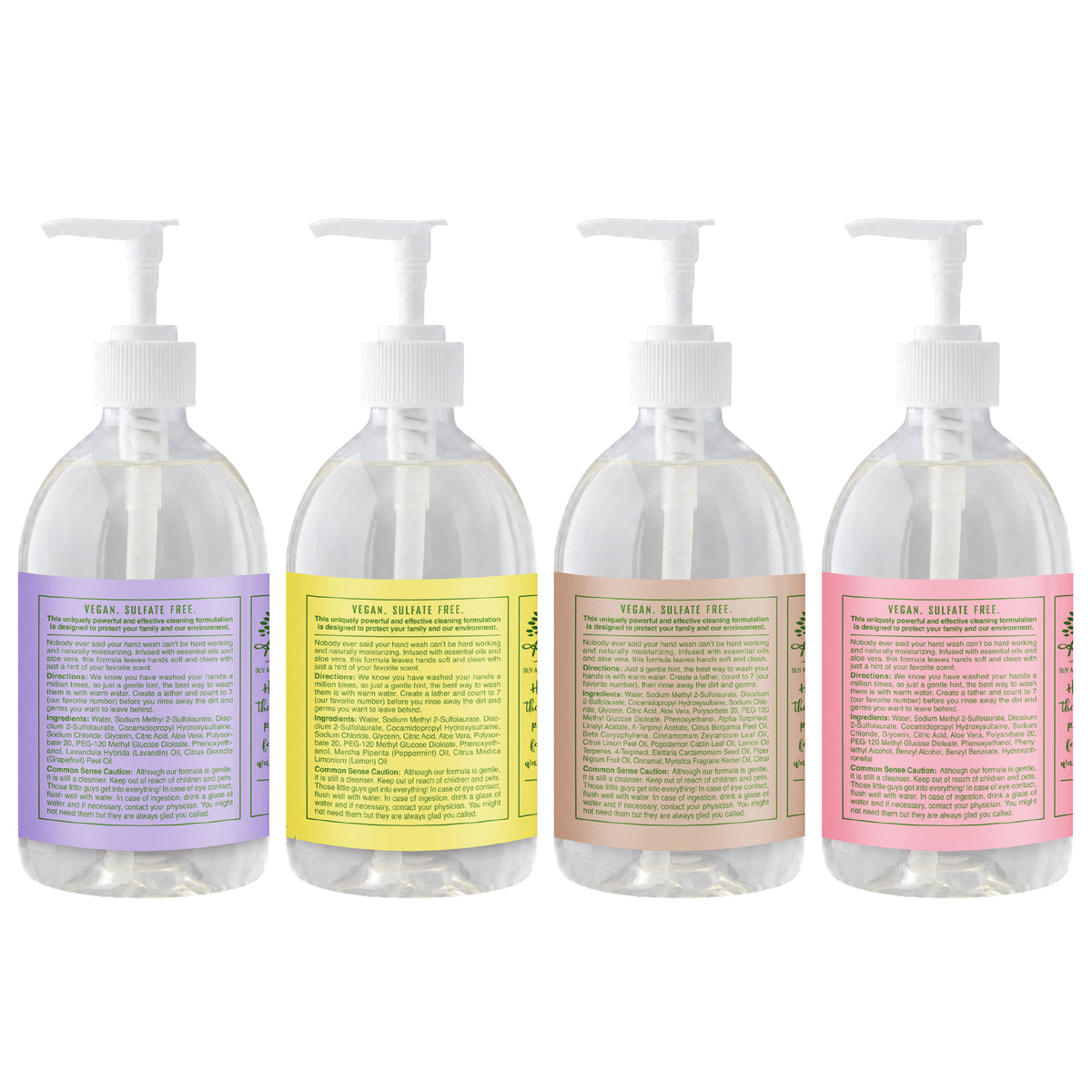 Fresh & Clean Hand Soap - 12oz Variety Pack 4-Pack