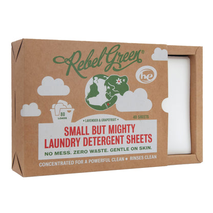 Small But Mighty Laundry Detergent Sheets- Lavender & Grapefruit (1 pk)