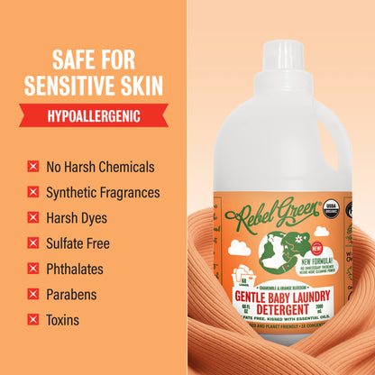 Organic Baby Laundry Detergent - 68 oz (2 pk)