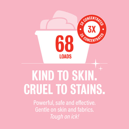 Organic Fresh Laundry Detergent - Pink Lilac 68 oz (2 pk)