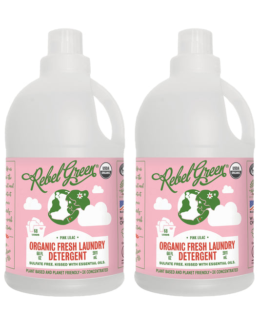Organic Fresh Laundry Detergent - Pink Lilac 68 oz (2 pk)
