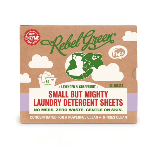 Small But Mighty Laundry Detergent Sheets- Lavender & Grapefruit (1 pk)