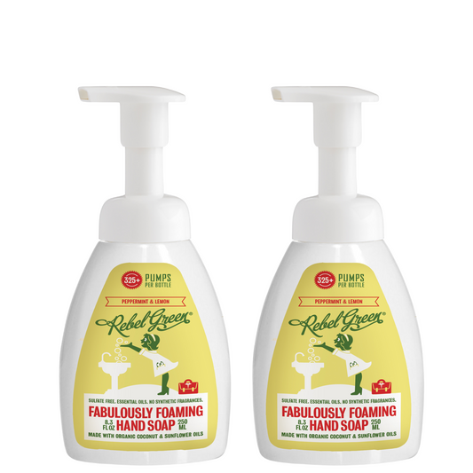 Fabulously Foaming Hand Soap - Peppermint & Lemon 8.3 oz (2 pk)