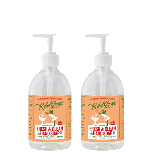 Fresh & Clean Hand Soap - Chamomile & Orange Blossom 12 oz (2 pk)