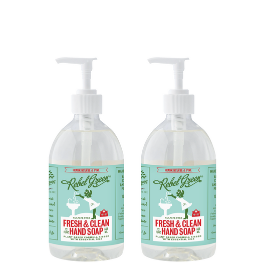 Fresh & Clean Hand Soap - Frankincense & Pine 12 oz (2 pk)
